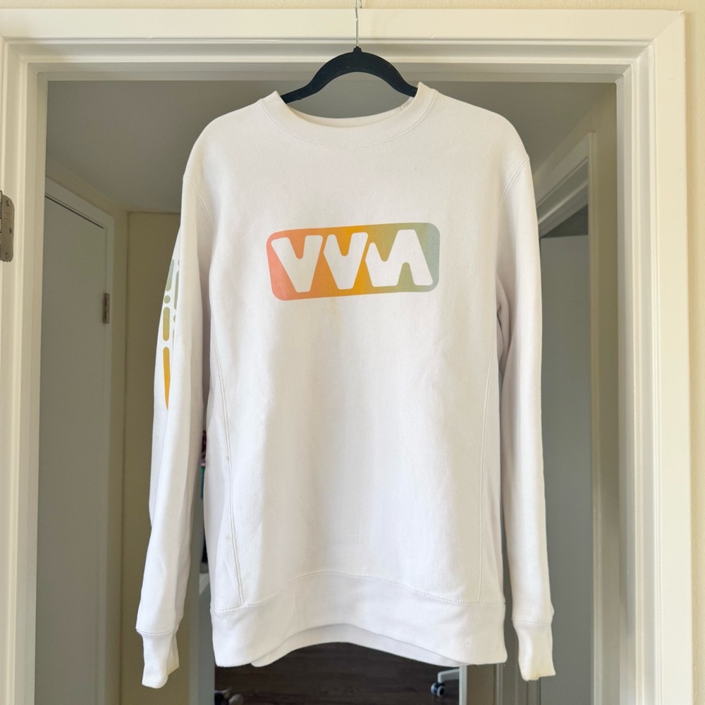 white merrell twins merch sweater